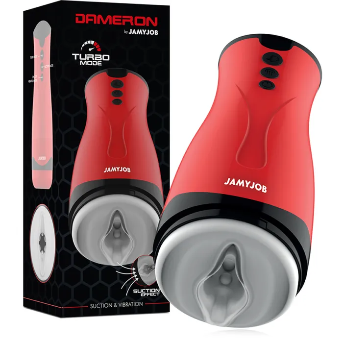 Male Sex Toys JamyJob Dameron Rechargeable Sucking Vibrating Masturbator