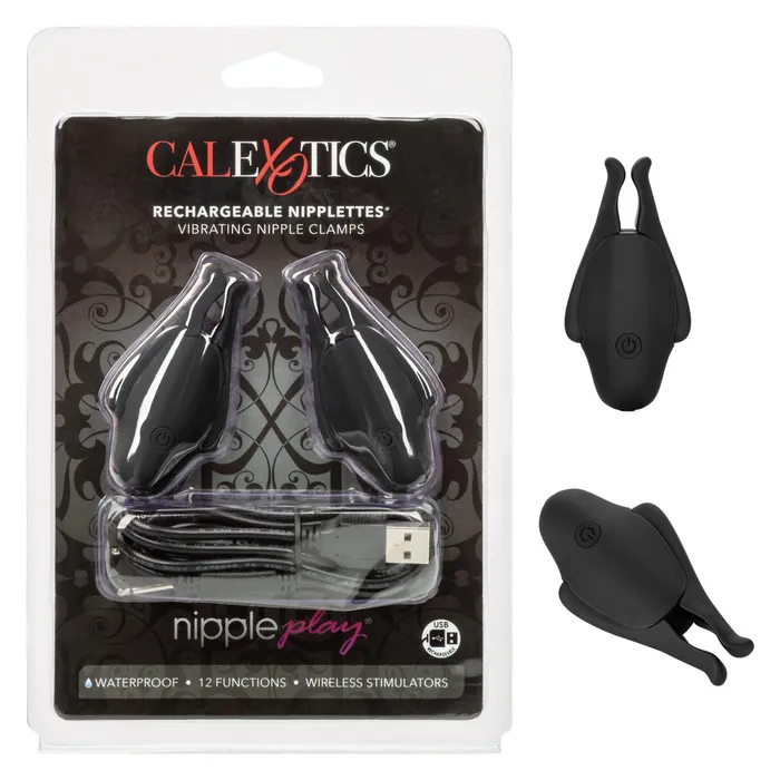 CALEXOTICS Female Sex Toys NIPPLE PLAY RECHARGEABLE NIPPLETTES