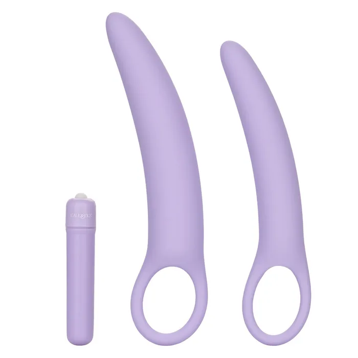 Isabelle Set of 2 Vibrating Silicone Dilators CalExotics Female Sex Toys