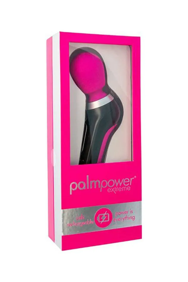 BMS Vibrators PalmPower Extreme Massage Wand Pink