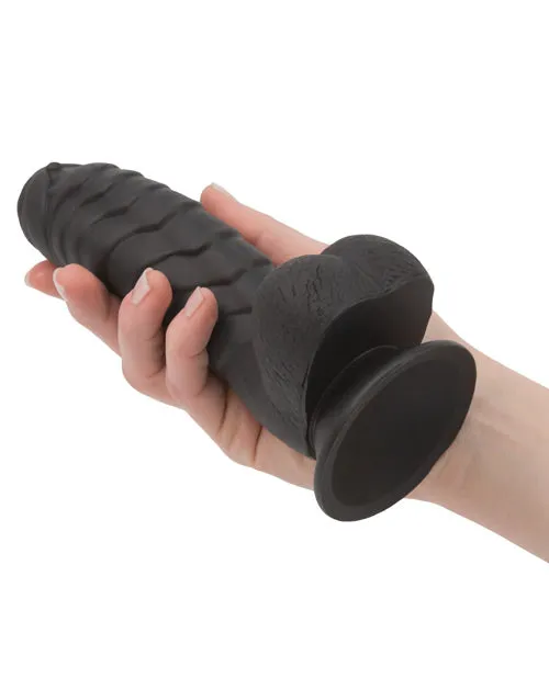 Addiction Dildos Addiction Toy Collection Ben Silicone Dildo with Balls 7in Black