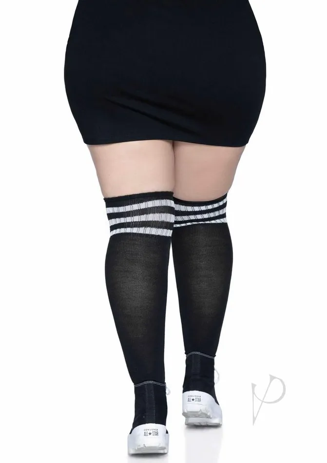 Anal Leg Avenue Over The Knee Athletic Socks 1X2X BlackWhite Leg Avenue Anal Leg Avenue Over The Knee Athletic Socks 1X2X BlackWhite Leg Avenue