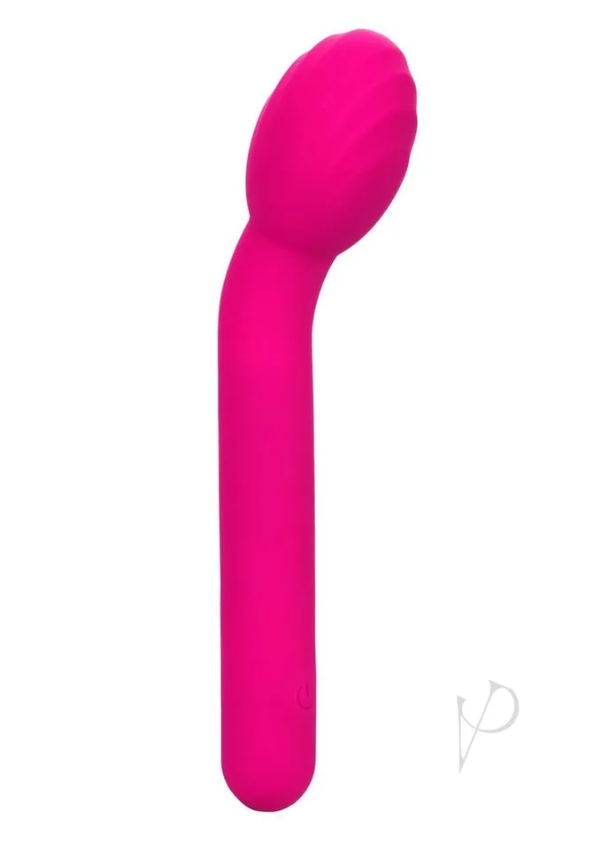 Bliss By Cal Exotics Female Sex Toys Bliss Liquid Silicone Mini Tulip Rechargeable GSpot Vibrator Pink
