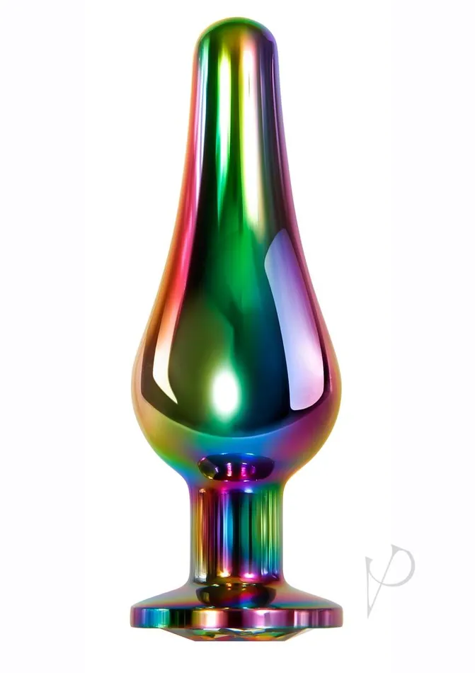 Evolved Male Sex Toys Rainbow Metal Anal Plug Small