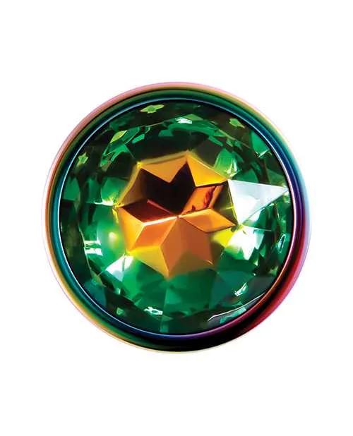 Evolved Male Sex Toys Rainbow Metal Anal Plug Small