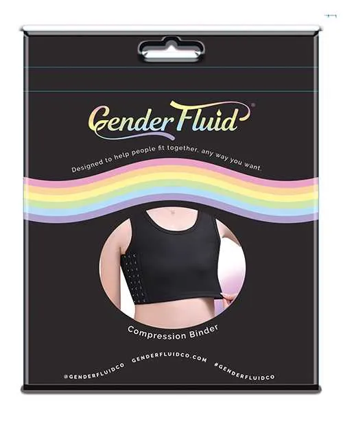 Gender Fluid Anal Gender Fluid Chest Compression Binder L Black