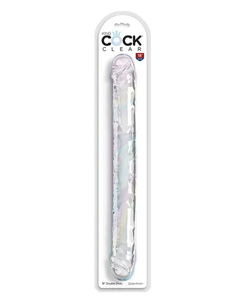 King Cock Dildos King Cock Clear Double Dildo 18in