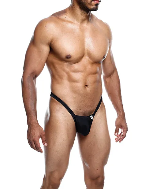 Male Basics Y Buns Thong Black XL Malebasics Anal