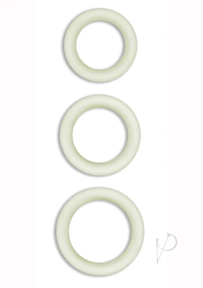 Male Sex Toys Firefly Firefly Halo Large Silicone Cock Ring Glow In The Dark Clear