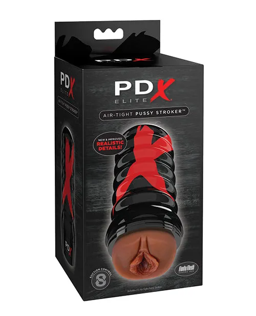 Male Sex Toys Pdx Elite PDX Elite Air Tight Pussy Stroker Chocolate