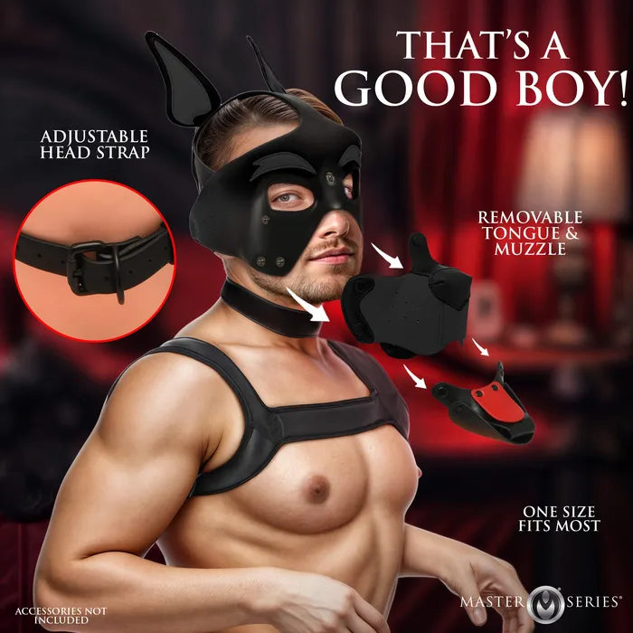 Master Series Alpha Dog Pup Hood Vibrators