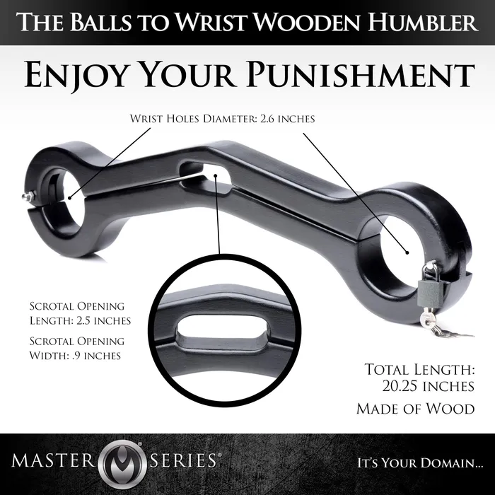 Master Series Balls to Wrist Humbler Dildos