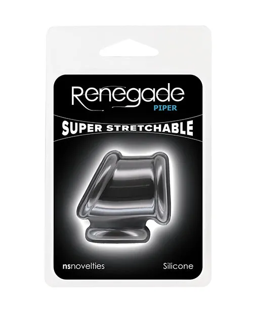 Renegade Piper Silicone Ball Strecher Cock Ring Black Renegade Male Sex Toys Renegade Piper Silicone Ball Strecher Cock Ring Black Renegade Male Sex Toys