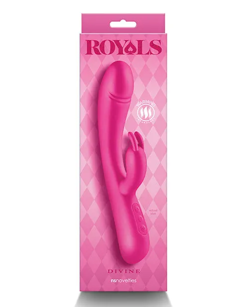 Royals Divine Rechargeable Silicone Rabbit Vibrator Pink Royals Female Sex Toys Royals Divine Rechargeable Silicone Rabbit Vibrator Pink Royals Female Sex Toys