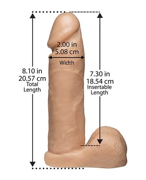 Vac U Lock Female Sex Toys VacULock Realistic Cock with Ultra Harness 8in Vanilla Vac U Lock Female Sex Toys VacULock Realistic Cock with Ultra Harness 8in Vanilla