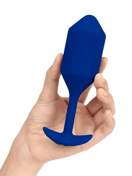 BVibe Male Sex Toys Vibrating Snug Plug XL Navy