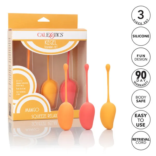 CalExotics Female Sex Toys Kegel Training Set Mango