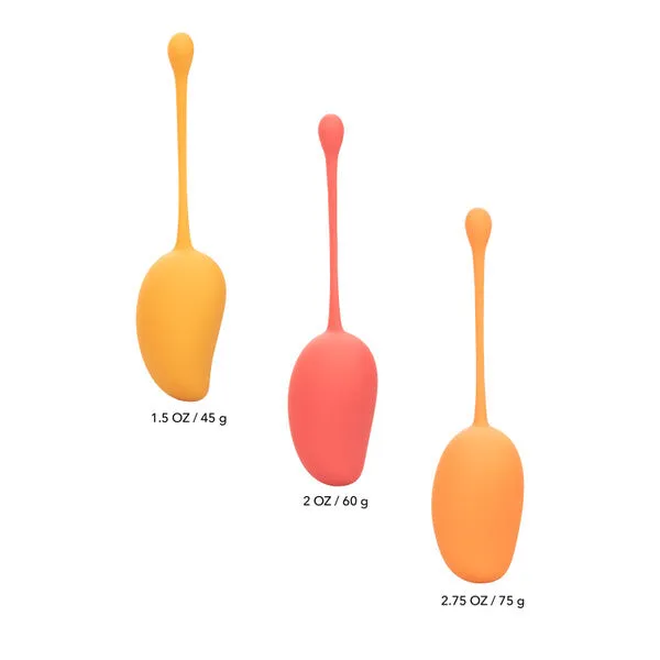 CalExotics Female Sex Toys Kegel Training Set Mango