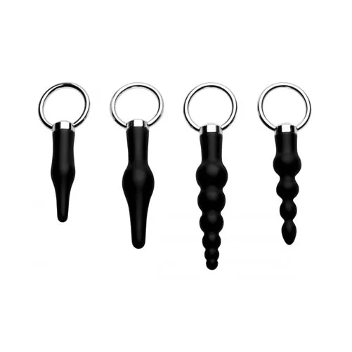Male Sex Toys Master Series Master Series 4 Piece Silicone Anal Ringed Rimmer Set Male Sex Toys Master Series Master Series 4 Piece Silicone Anal Ringed Rimmer Set