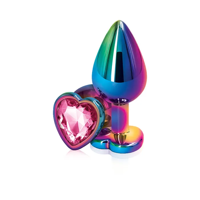 Rear Assets Multicolor Heart Medium Pink nsnovelties Anal