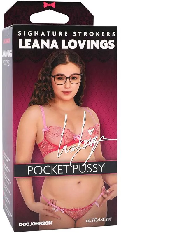 Signature Strokers Leana Lovings ULTRASKYN Pocket Pussy Vanilla Doc Johnson Male Sex Toys Signature Strokers Leana Lovings ULTRASKYN Pocket Pussy Vanilla Doc Johnson Male Sex Toys