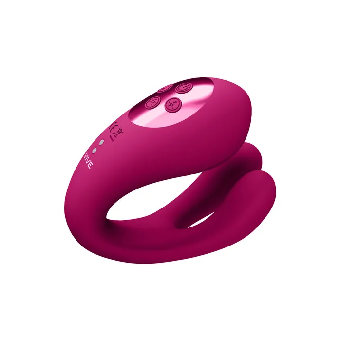 Vive Yoko Triple Action Vibe with Clit Pulse Waves Shots Toys Vibrators