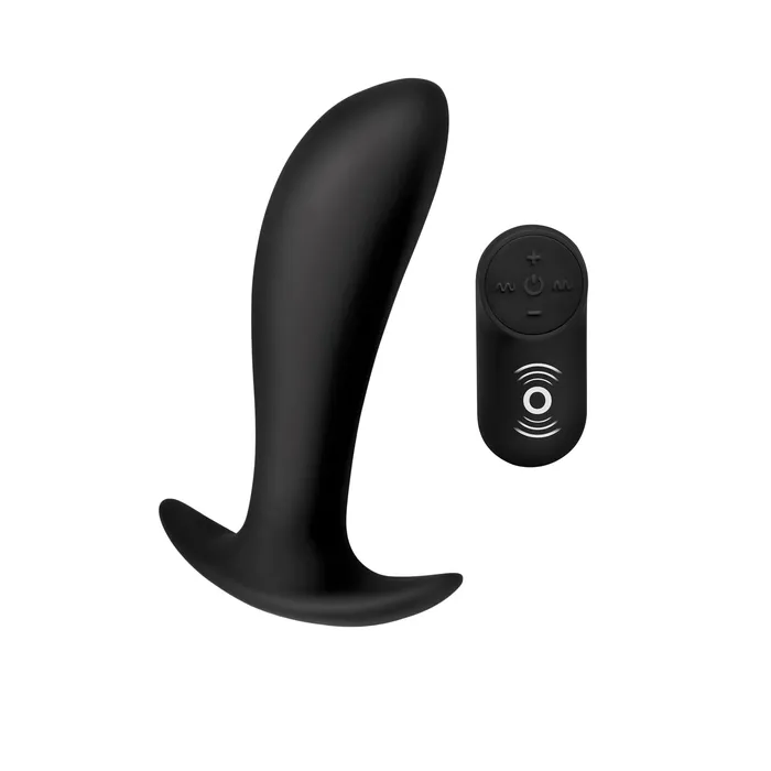 Female Sex Toys XR Brands Silicone Prostate Vibrator with Remote Control