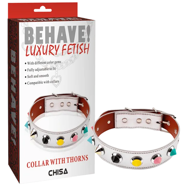 Male Sex Toys Collar with Thorns Chisa