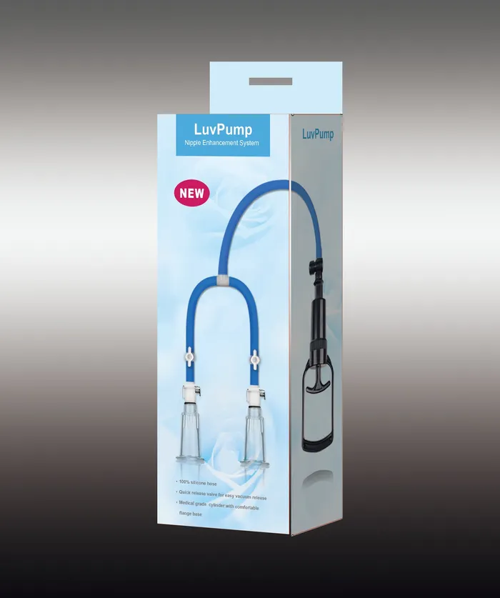 Nipple Cylinders with Bulb Pump LuvPump Female Sex Toys