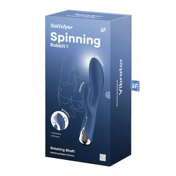 Satisfyer Spinning Rabbit 1 Blue OSAS Vibrators Satisfyer Spinning Rabbit 1 Blue OSAS Vibrators
