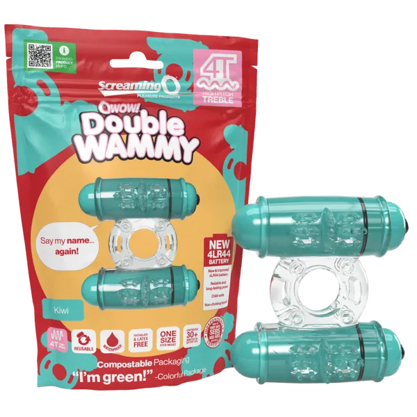Screaming O Dildos Double Wammy 4T High Pitch Treble Screaming O Dildos Double Wammy 4T High Pitch Treble