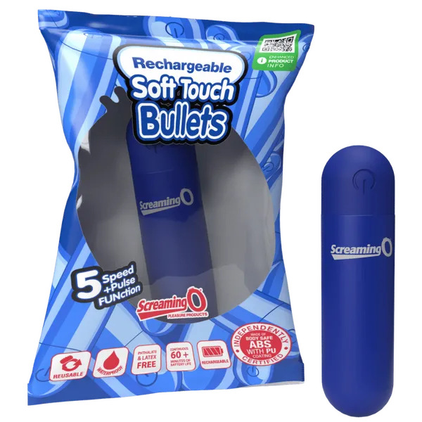 Screaming O Female Sex Toys Rechargeable Soft Touch Bullet Screaming O Female Sex Toys Rechargeable Soft Touch Bullet