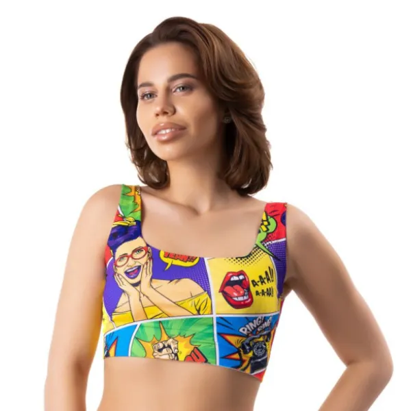 Vibrators Comics Insta Crop Top S OSAS