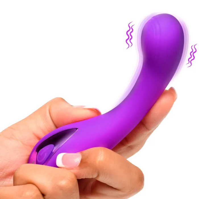 Vibrators GSpot Silicone Vibrator Purple XR Brands
