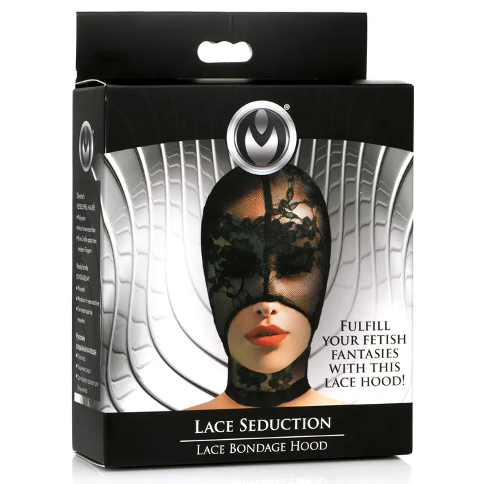 XR Brands Couples Lace Seduction Bondage Hood
